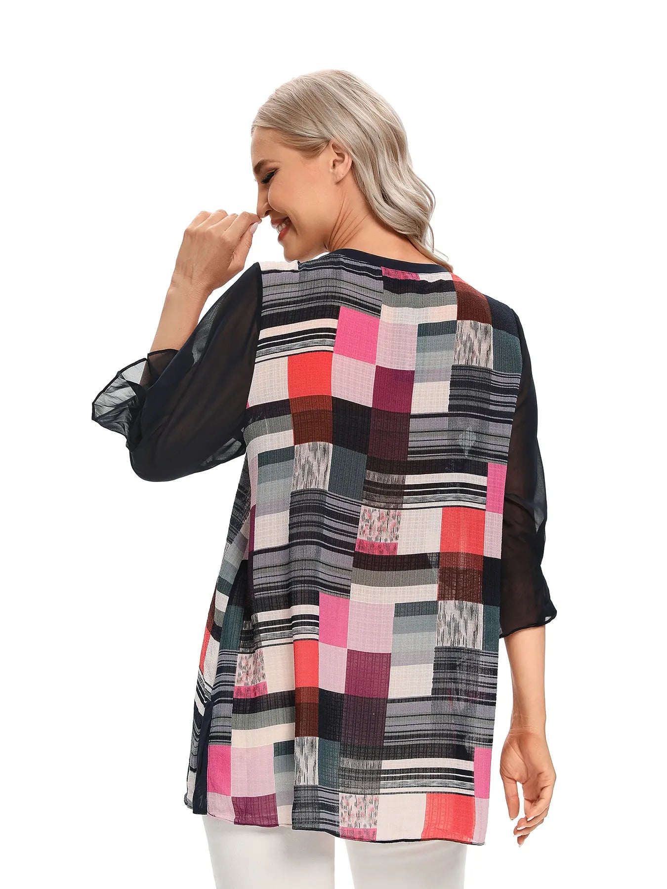 Women Woven Fashionable Casual Top For Spring And Summer